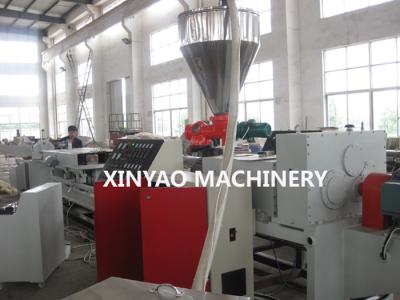 China PVC single wall Plastic Corrugated Pipe Extrusion Line Double Screw 16-200mm for sale