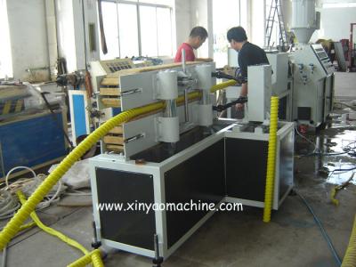 China PE / HDPE Carbon Spiral Plastic Corrugated Pipe Extrusion Line for sale