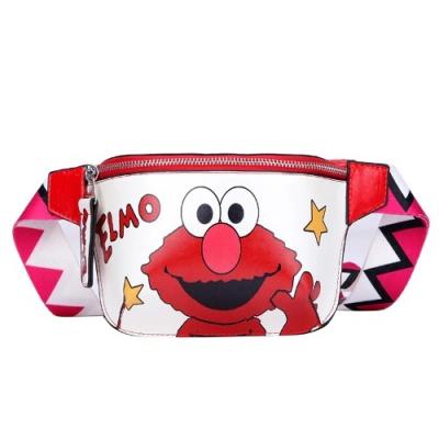 China No Fanny Pack Cartoon Belt Bags Women's Hip Pack Hip Packs Handy Chest Bag Banana Waist Bag Female Cross - Body Purse PU Leather Pouch for sale