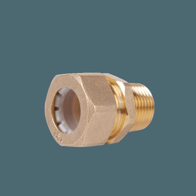 China Brass Wholesale Stainless Pipe Fittings For Gas Pipe Water Pipe Brass Connector for sale