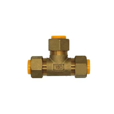 China Metal copper fitting for gas piping, elbow, tee, ends, brass tee, female elbow for sale