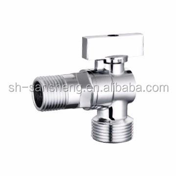 China Wholesale General Manufacturer Brass Butterfly Handle Angle Strainer Ball Valve for sale