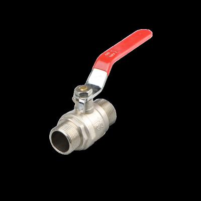 China Industrial High Quality Brass Ball Valve Long Handle Chimney Parts Gas Ball Valve for sale