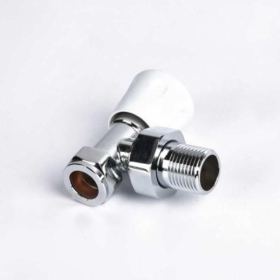 China Modern ANGLE VALVE Water Supply System Chrome Plated Bathroom Fittings Fish Ball Valve Faucet Valve for sale