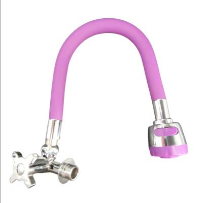 China Water Competitive Price Color Customization Turning One Handle Bathroom Kitchen Swan Faucet Pull Down Spray for sale