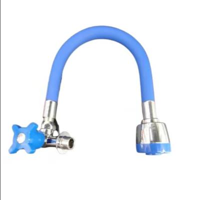 China Water Color Customization Flexible 360 ​​Degree Rotatable Silicon Water Drain Hose Pipe For Kitchen Faucet for sale