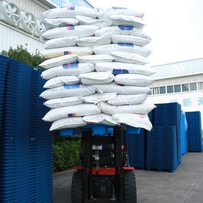 China Daoyuan 1008-New Single Faced Nested Lightweight Pallet 6.5KG 1000 x 800 Euro HDPE Plastic Shipping Pallets for sale