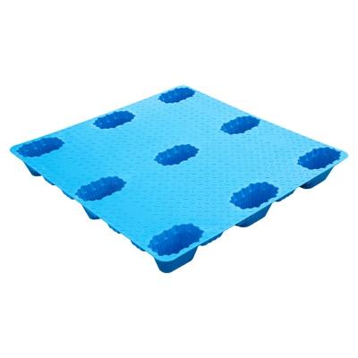 China Daoyuan Pallet 1200x1200 Heavy Duty Stackable Stackable Plastic Pallet Single Faced 13KG Palets Plstico for sale