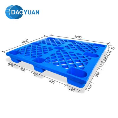 China China Factory Single Faced Load Capacity 4 Way Entry Durable Single Faced Plastic Pallet for sale