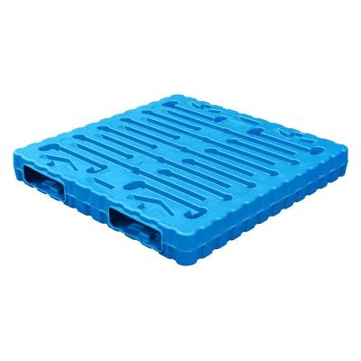 China Wholesale Hygienic Heavy Duty Two Way Pallets Double Faced 1.2 Meter Stacked Pallets 1200*1200 Daoyuan HDPE Plastic Euro Double Face for sale