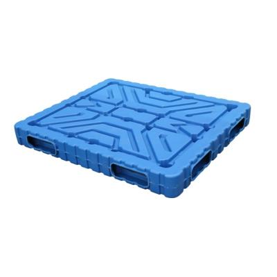 China 1500x1200x1500mm Steel Reinforced Double Faced HDPE Heavy Duty Plastic Pallet for sale