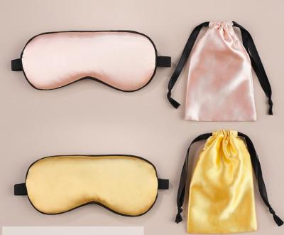 China 2021 Anti-puffiness satin eye mask silk soft eye mask with adjustable strap elastic sleep eye mask for sleep for sale