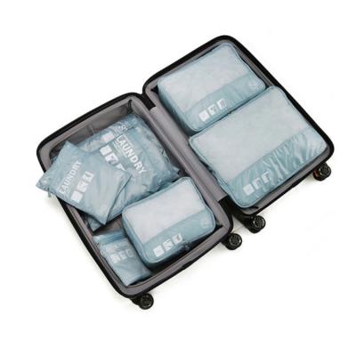 China Other Travel Kit Seven-Piece Suitcase Set Clothes Storage Bags Travel Storage Set for sale