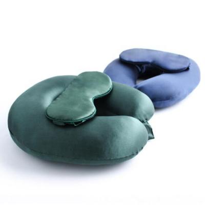 China EASETRIP Natural Sleeping Eye Mask and Pillow Set Travel Comfortable Kit Shenzhen Eye Mask Silk Silk for sale