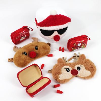 China EASETRIP Anti-Puffiness Christmas Gift Box Sleep Eye Mask Set Small Sleep Gift Set Christmas Sleep Mask for sale