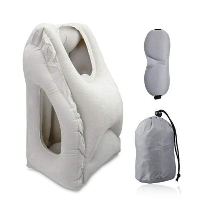 China Anti-Apnea Amazon Wholesale Best Quality Inflatable Travel Neck Pillow, Inflatable Travel Pillow for sale