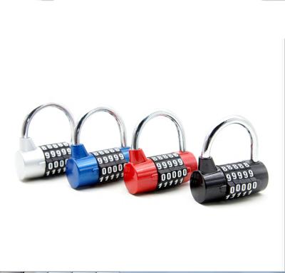 China Hot Selling 5 Digit Combination Gym Zinc Alloy Travel Lock Large Code Padlock for sale