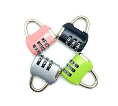 China High Quality Travel 3 Digit Combination Pad Lock Zinc Alloy Travel Lock for sale