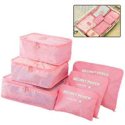 China Eco-friendly Travel Storage Bag Organizer Luggage Compression Pouches Value Set Medium Small Suitcase for sale