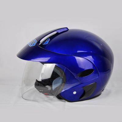 China Protection For Main DEFE Moto 3/4 Open Face Safety Helmet Scooter Helmet Cheap Size M L XL CEE Approved Half Helmet for sale