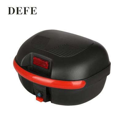 China ABS / PP Factory Direct Durable Black Material Motorcycle Tail Box With Lock for sale