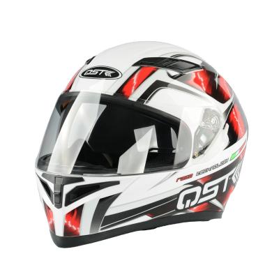 China ABS Factory Quality Full Face Motorcycle Full Face Custom Helmets Style Wrapping Black Protection for sale