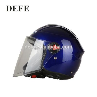 China Protection For ABS Main Light Blue Motorcycle Factory Supply Half Face Helmets for sale