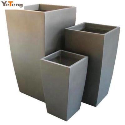 China Rotational Casting Aluminum Plastic Flower Pot for sale