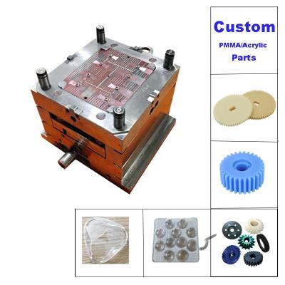 China Custom clear plastic acrylic injection molding service pmma plastic acrylic mold factory for sale