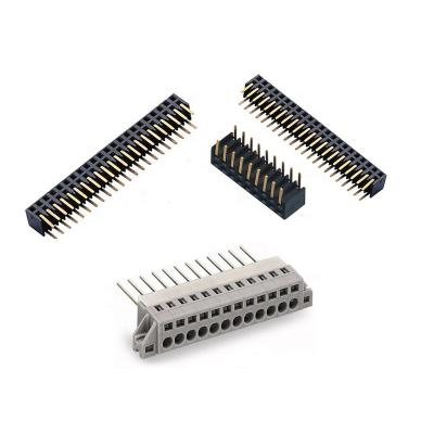 China Plastic Pin Connector Blocks Plastic Connector And Terminal Blocks Pin Single Connector Mount Injection Male Female Housing Parts for sale