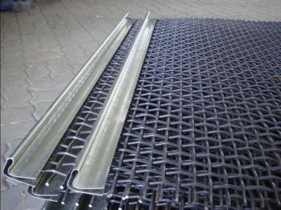 China Square stainless Steel Crimped Wire Mesh weaving Screen Filter For mining for sale