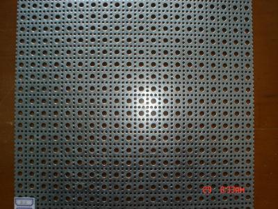 China Ceiling Decorative Stainless Steel Perforated Sheet silver / green for sale