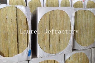 China Rockwool Mattress Insulation Refractory  with Wire Mesh 20 MM Thick for sale