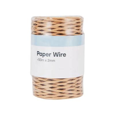 China Gift Wrapping 50m Size Precut Iron Paper And Covered Paper Material Cables Paper Wires For Design Letter for sale