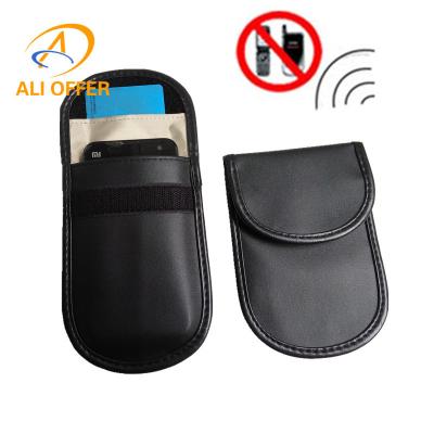 China 3G 4G Mobile Cellular Phone RF Signal Shielding Blocker Jammer Bag,ID Card Bank Cards Remote Car Keyless Protection Bag for sale