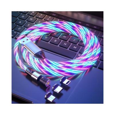 China Mobile Phone China Supplier High Speed ​​Led Luminous Flow 3 In 1 Usb Cable Charger for sale