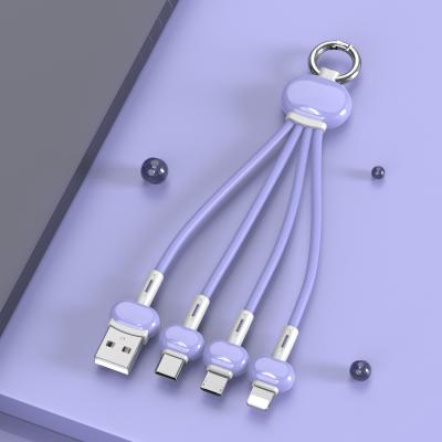 China 2022 New Design Mobile Phone 3 in 1 2A USB Charger Charging Cable for Mobile Phone for sale