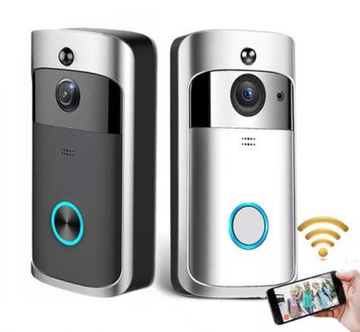 China Wireless Ring Video Intercom Security Phone Intercom Doorbell Camera Wifi Doorbell Cam Built-in Camera Doorbell Camera for sale