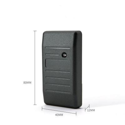 China Contactless no contact proximity id rfid card reader for door access control 40x80x12mm for sale