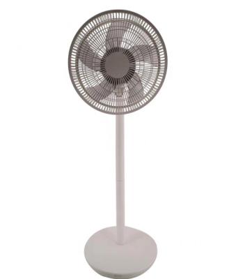 China 12 Inch DC 12V Emergency Solar Panel Plastic Rechargeable Floor Fan Or Desk Fan With Remote Control For Indoor Or Outdoor for sale