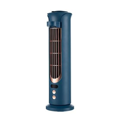 China Tower Type Hotel Water Spraying Rechargeable Fan With LED Display for sale