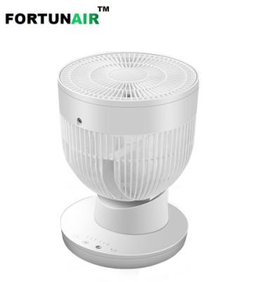 China AI FORTUNAIR Temperature Sensor Control 7 Inch Smart 3D Air Circulation Fan Fan Air Filter Oscillating Negative Ion for Bedroom Office Indoor Outdoor for sale