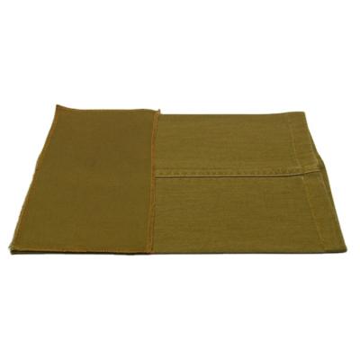 China Sustainable Peached Mercerized Peached To Preshrunk Soft Finish Khaki Tencel Twill Fabric for sale