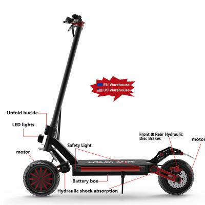 China Off Road Unique E-scooter 10x 3000W Motorcycle 52V E Scootes Fashion 1600W 2000W Zero Electric Scooter Off Road Kick Scooter Adults for sale