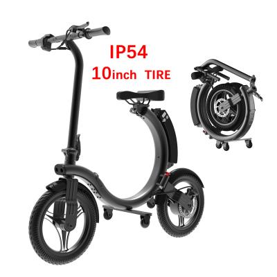 China LED DISPLAY free shipping fast delivery USA warehouse Folding Bike 14inch 250W 36V 5.2Ah Lithium Batter Lightweight Full E-Bike for sale