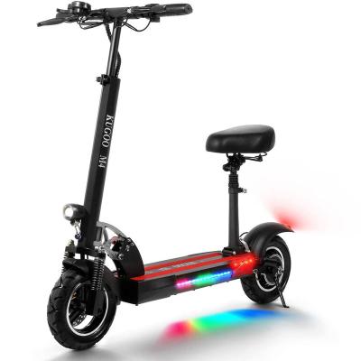 China Kugoo Kirin M4 Unisex Foldable Electric Scooter 10 Inch Tire 500w Motor Brushless Eu Offroad Electric Warehouse 48v Scooters for sale