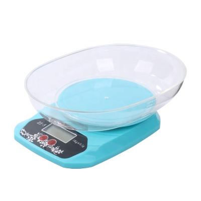 China With Scale Tray LCD ABS Plastic Electronic Kitchen Scale 0.1g Measuring Food Kitchen Scale for sale