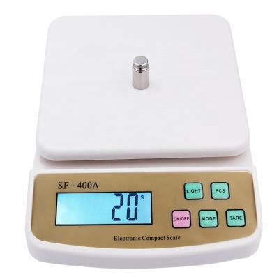 China With Scale Tray SF-400A Digital Multifunction Kitchen Scale 10kg 1g Household Scale Balance Cooking Scale for sale