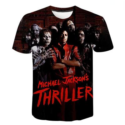 China Other Michael Jackson 3D Printed T Shirt Men Women Kids Cool Tee Tops Hop Off Harajuku Streetwear Boy Girl Kids T Shirts for sale