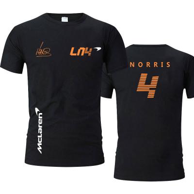 China Other Fashion Mclaren T Shirts Lando Norris F1 Team Oversized T Shirt Outdoor Sports Short Sleeve Round Neck Tops for sale